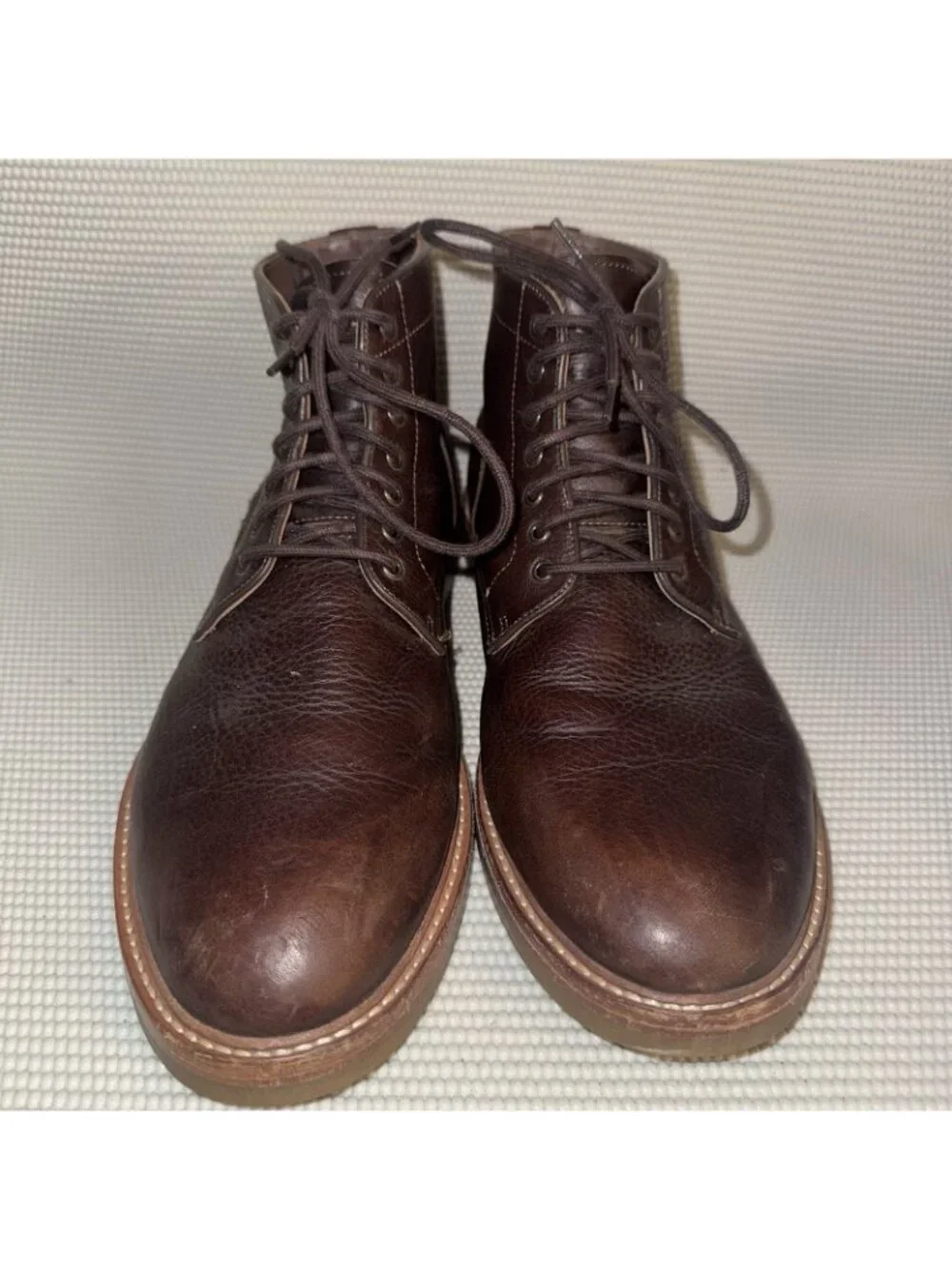 Warfield & Grand Fletch Brown Leather Dress Business Chukka Boots Mens Size 11.5